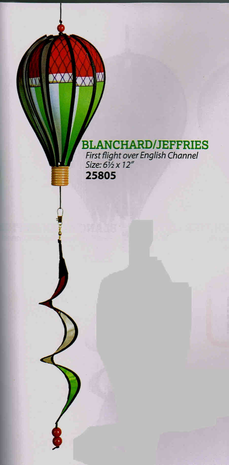 MONTGOLFIÈRE BLANCHARD JEFFRIES 12"