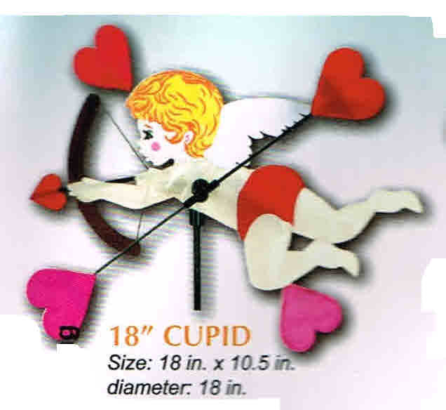 VIRE-VENTS WHIRLIGIG CUPIDON 18''